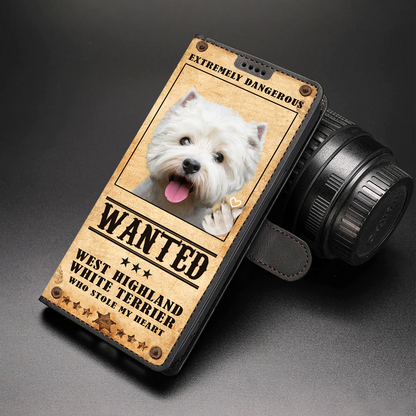 Herzdieb West Highland White Terrier - Love Inspired Portemonnaie Handyhülle V1