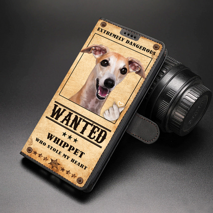 Heart Thief Whippet - Love Inspired Wallet Phone Case V1