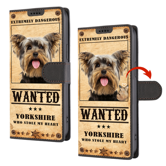 Heart Thief Yorkshire Terrier - Love Inspired Wallet Phone Case V1