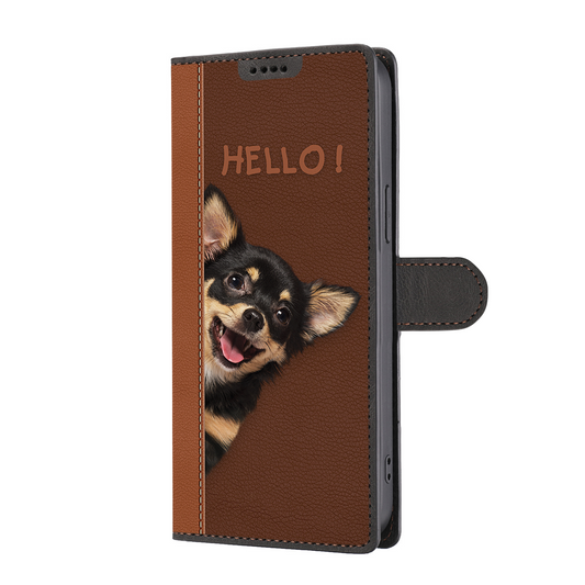 Hello - Chihuahua Wallet Case