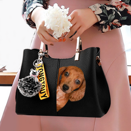 Hello Friends - Personalized Handbag With Your Pet's Photo