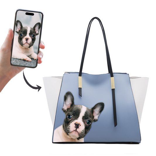 Hey, What's Up Man - Dreamy Personalized Tote Bag With Your Pet's Photo