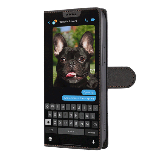 Hidden Message Of French Bulldog - Playful Wallet Phone Case V3
