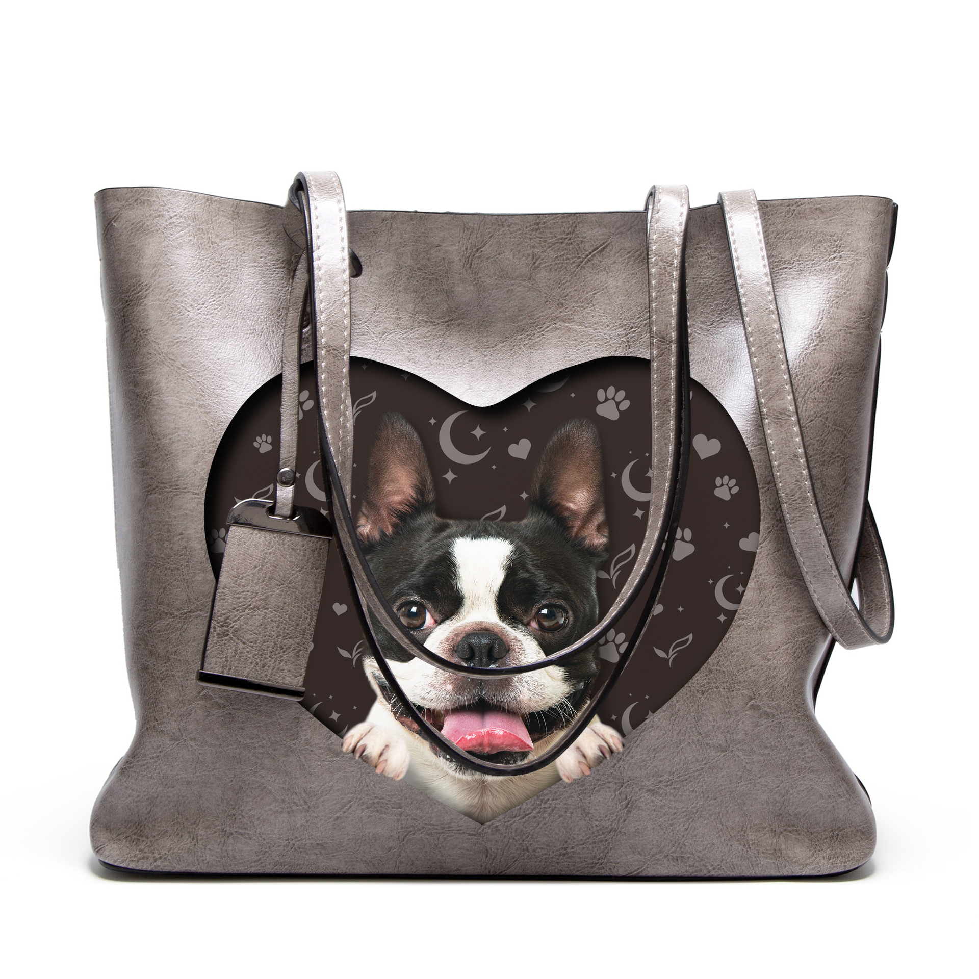 I Know I'm Cute - Boston Terrier Glamour Handbag V1 - 9