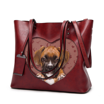 I Know I'm Cute - Boxer Glamour Handbag V1 - 7