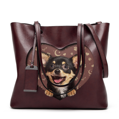 I Know I'm Cute - Chihuahua Glamour Handbag V3 - 7