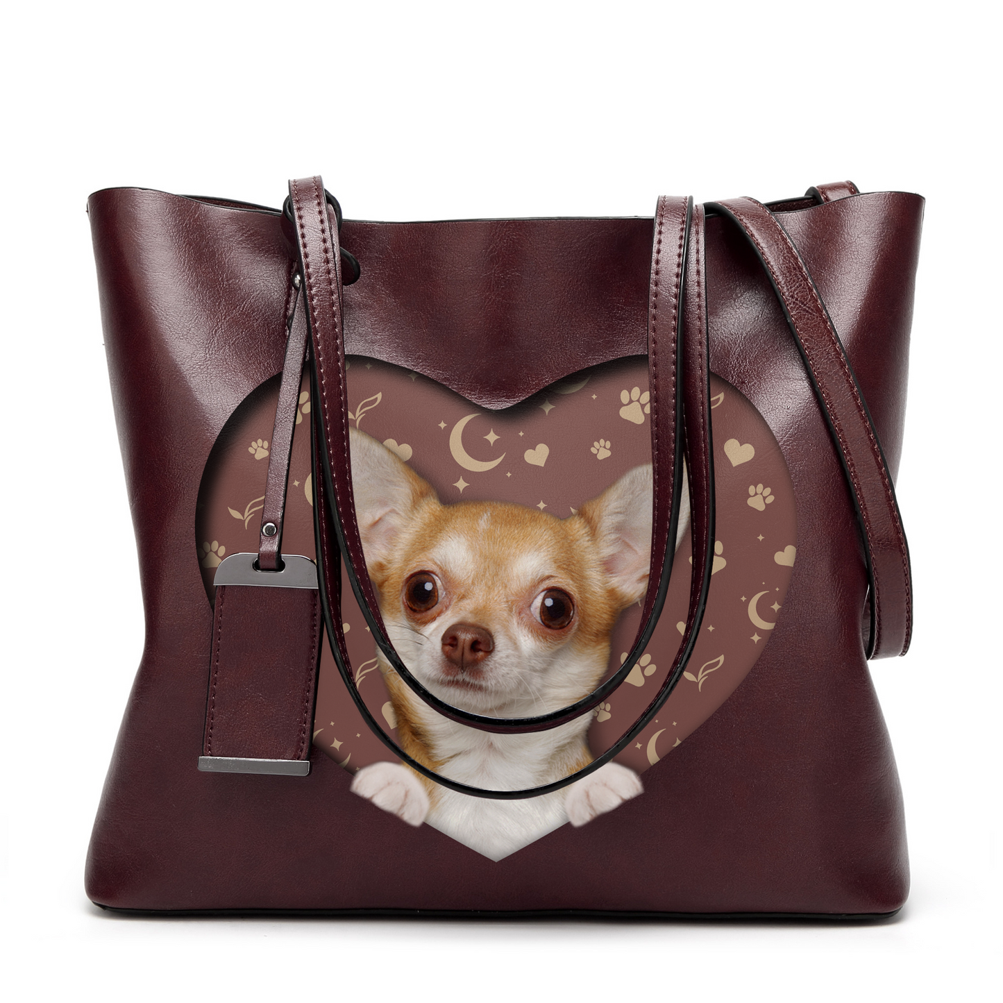 I Know I'm Cute - Chihuahua Glamour Handbag V2 - 5