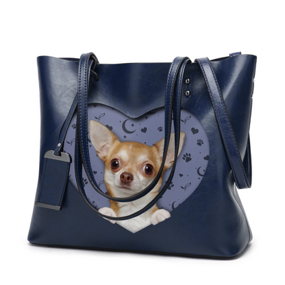 I Know I'm Cute - Chihuahua Glamour Handbag V2 - 12