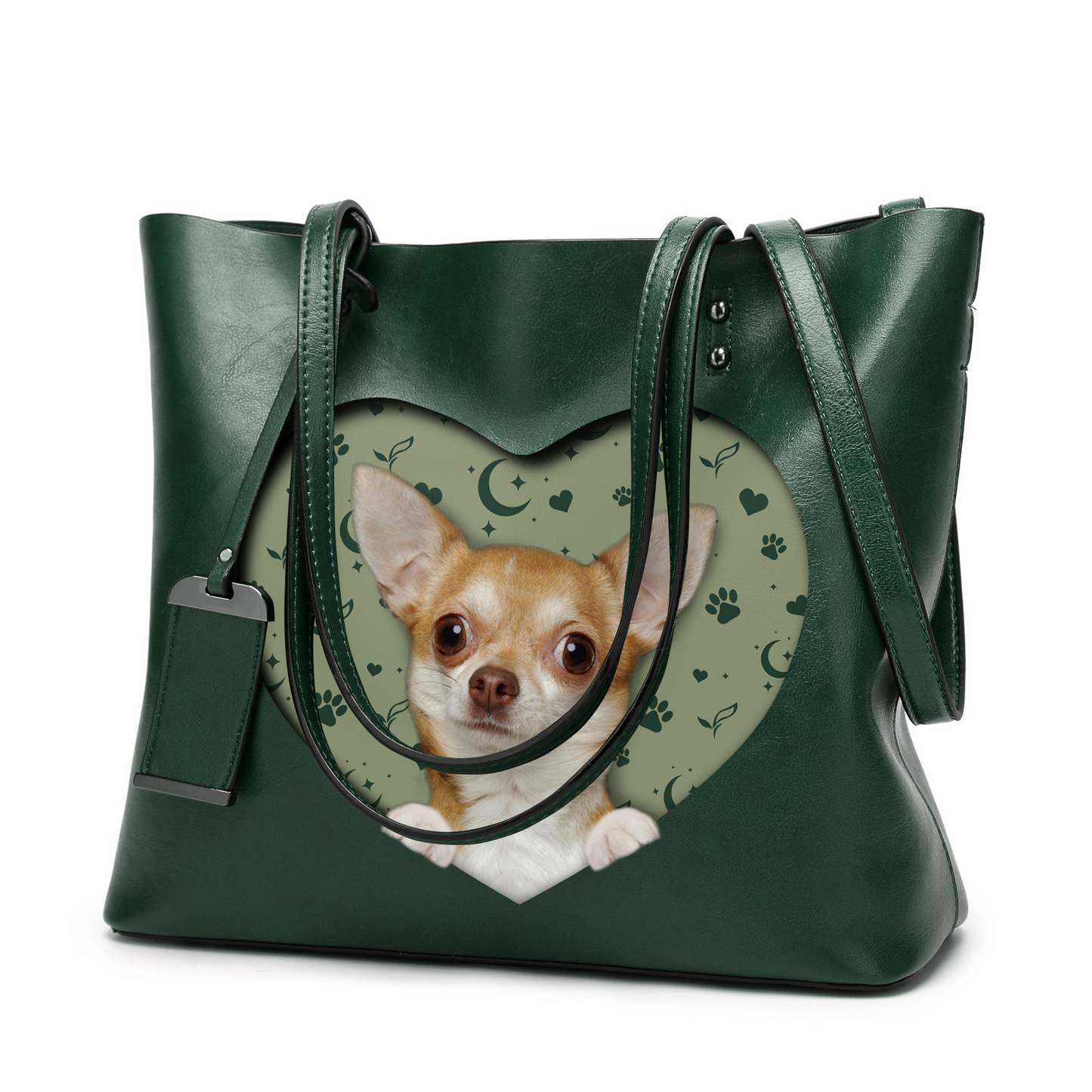 I Know I'm Cute - Chihuahua Glamour Handbag V2 - 11