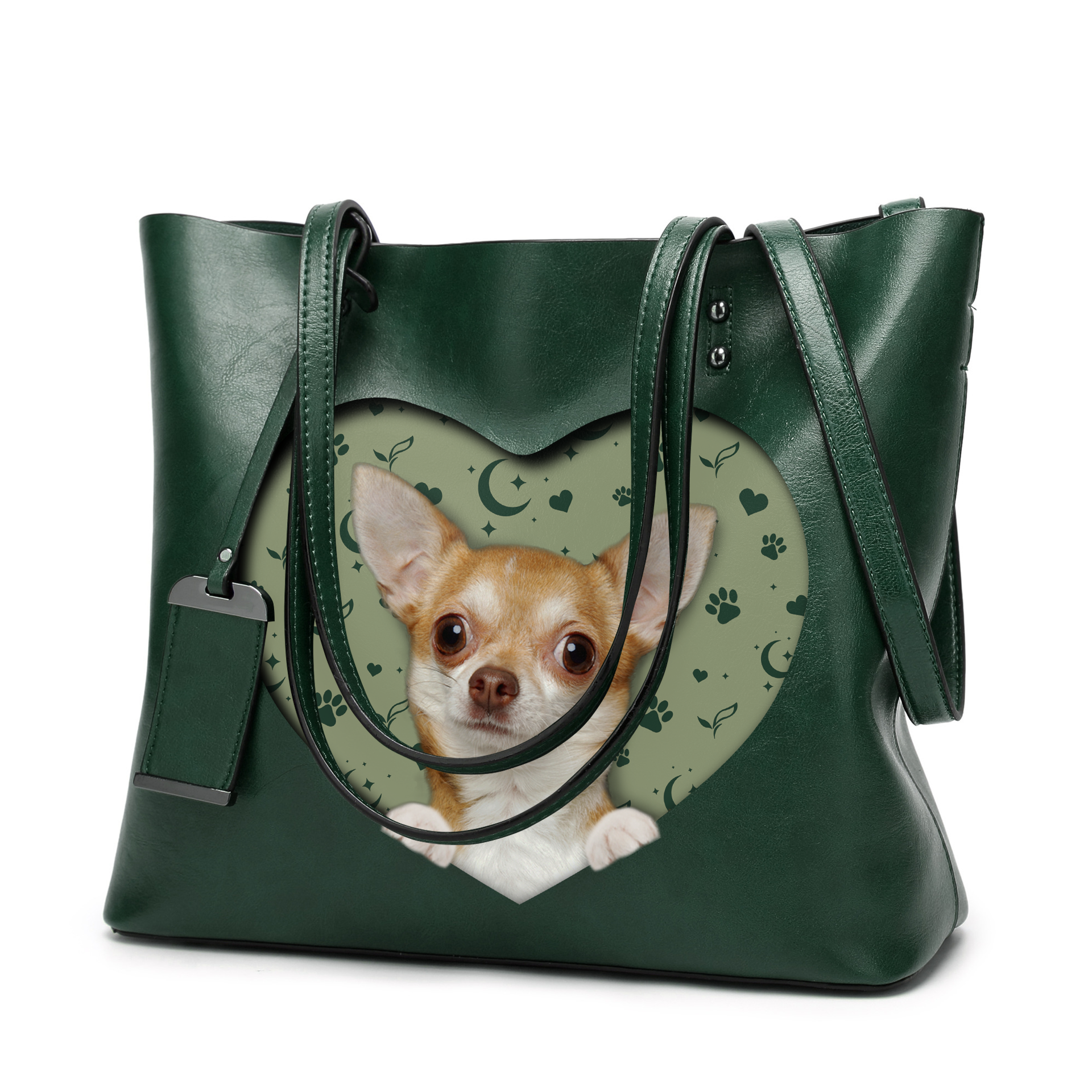 I Know I'm Cute - Chihuahua Glamour Handbag V2 - 11