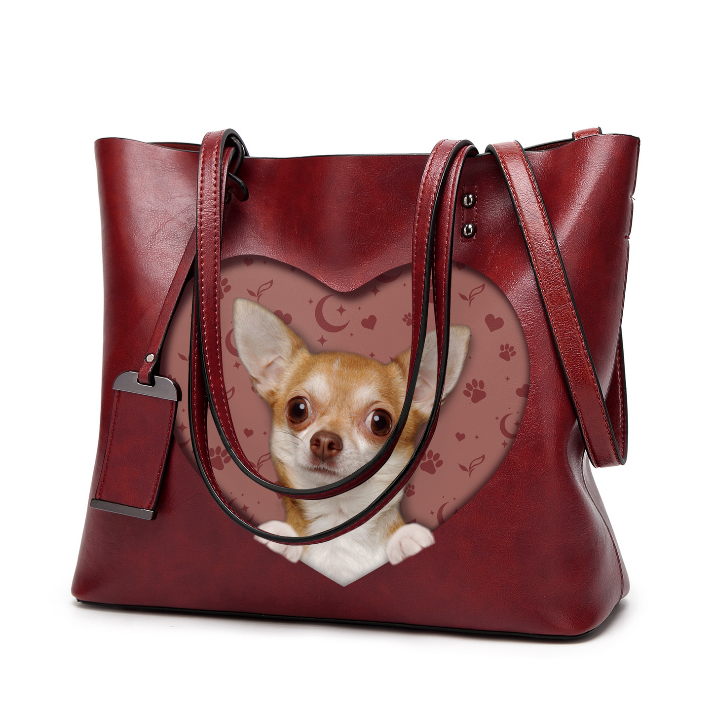 I Know I'm Cute - Chihuahua Glamour Handbag V2 - 7