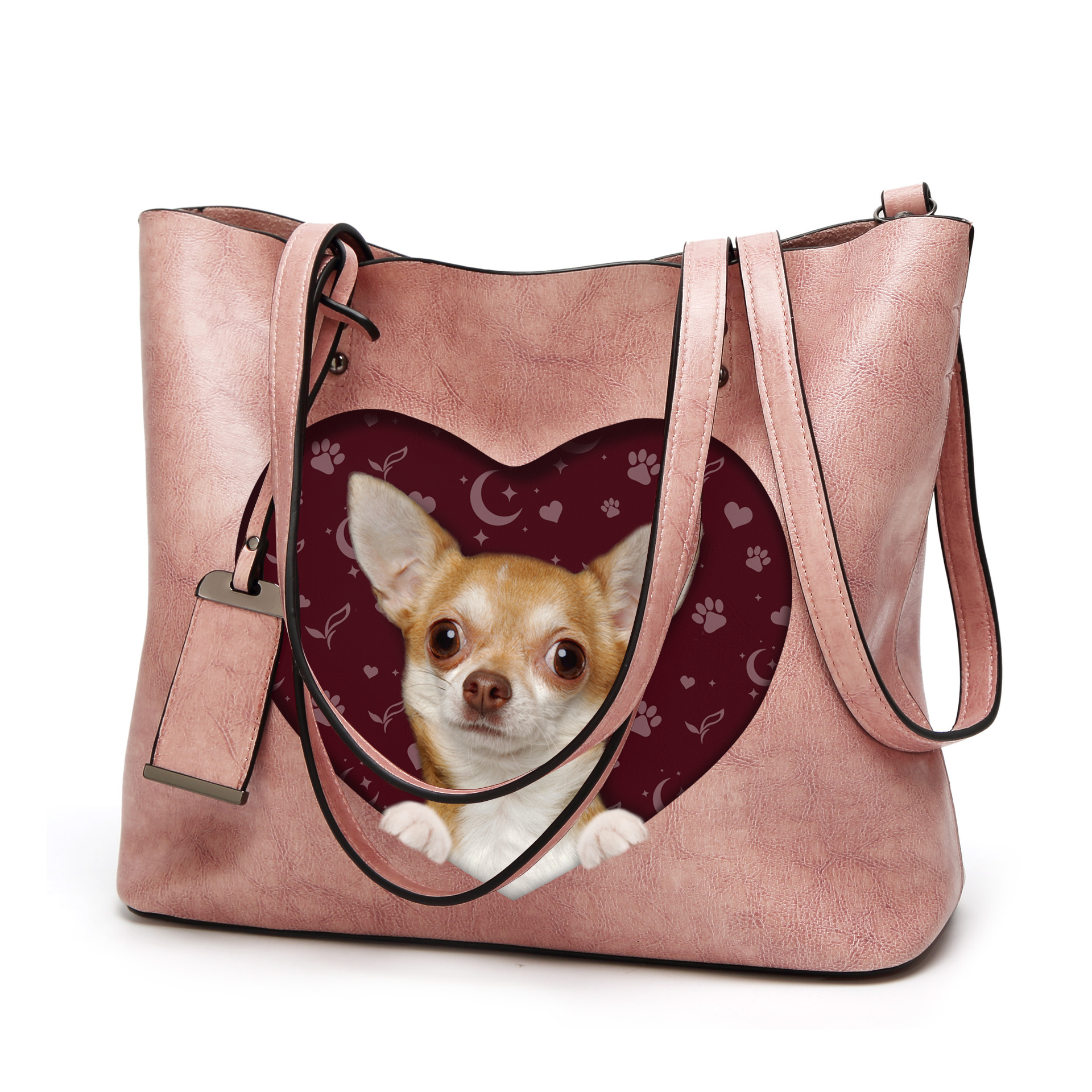 I Know I'm Cute - Chihuahua Glamour Handbag V2 - 8