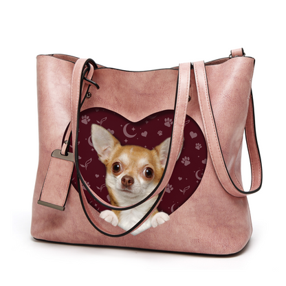 I Know I'm Cute - Chihuahua Glamour Handbag V2 - 8