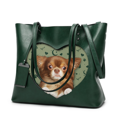 I Know I'm Cute - Chihuahua Glamour Handbag V1 - 11