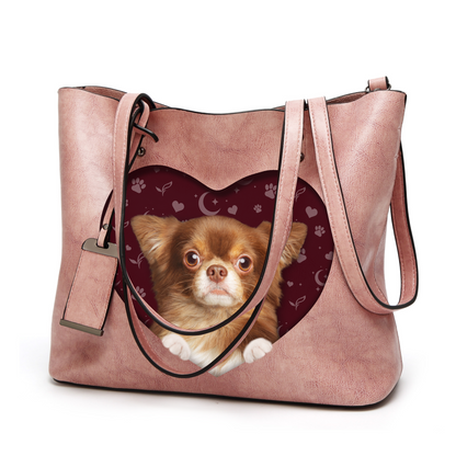 I Know I'm Cute - Chihuahua Glamour Handbag V1 - 7