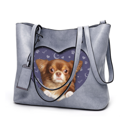 I Know I'm Cute - Chihuahua Glamour Handbag V1 - 10