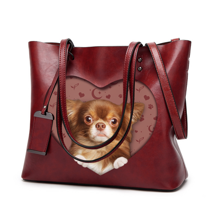 I Know I'm Cute - Chihuahua Glamour Handbag V1 - 8