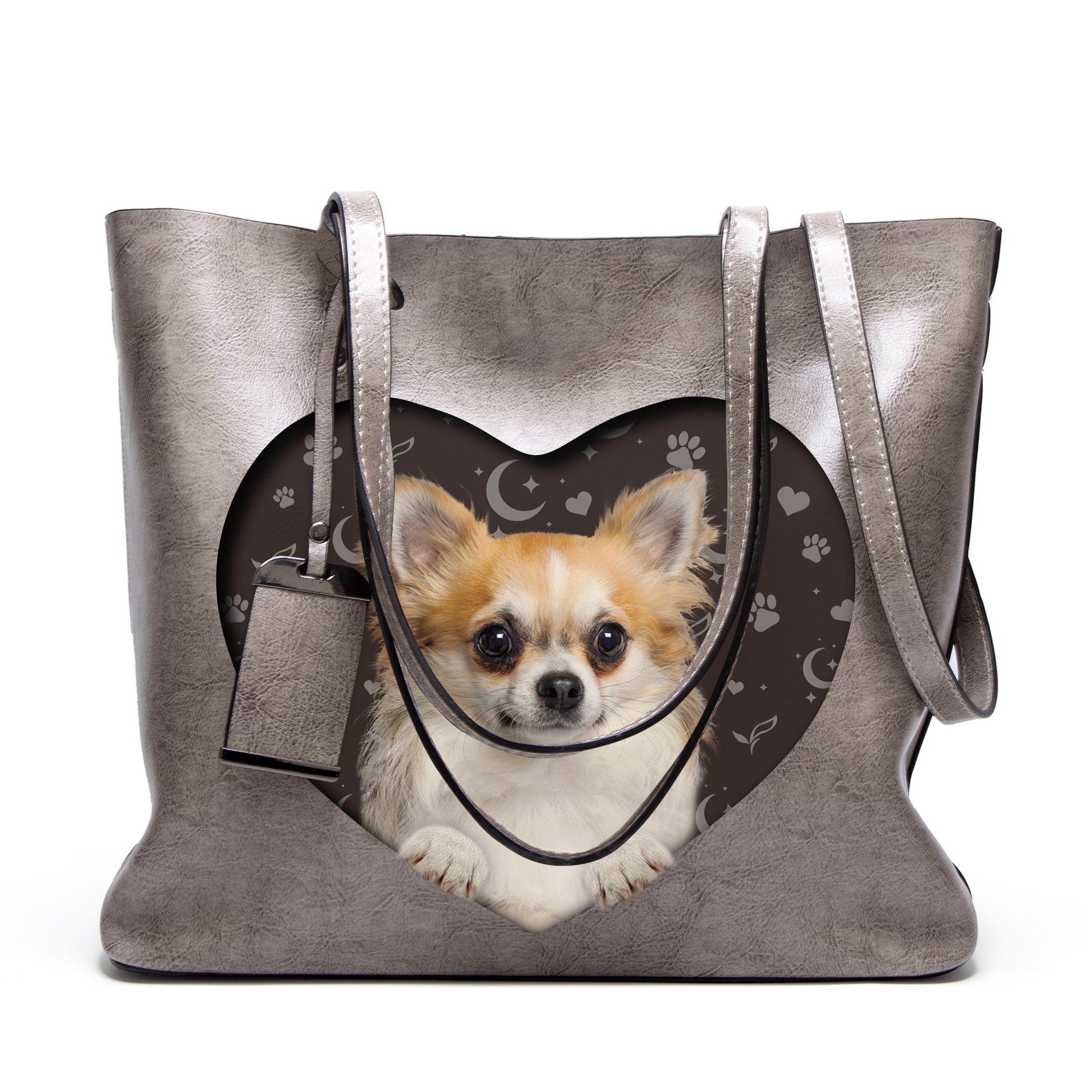 I Know I'm Cute - Chihuahua Glamour Handbag V4 - 8