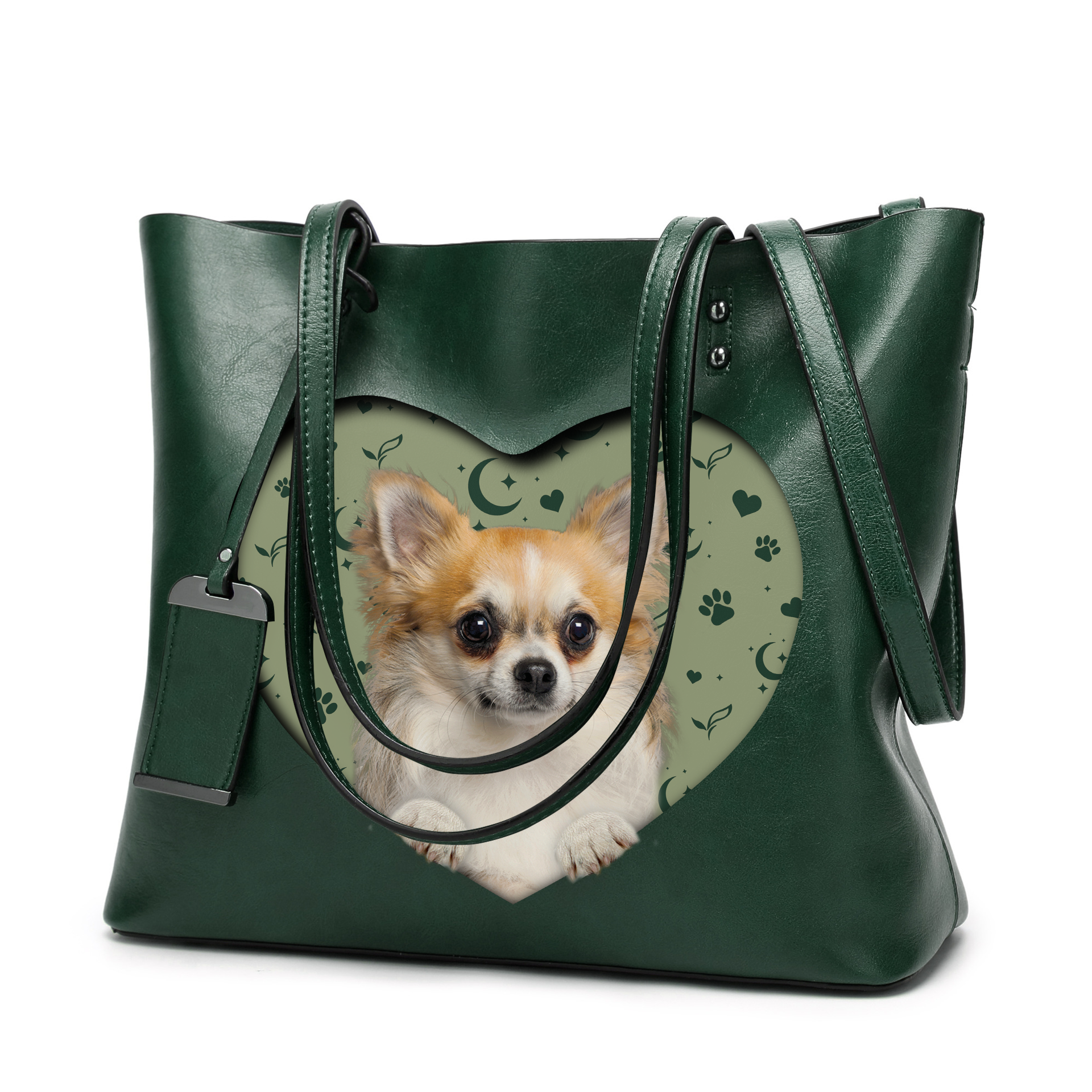 I Know I'm Cute - Chihuahua Glamour Handbag V4 - 11