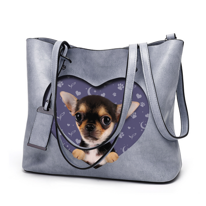 I Know I'm Cute - Chihuahua Glamour Handbag V5 - 9