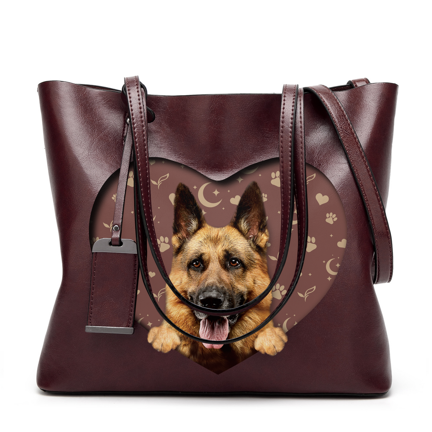Ich weiß, ich bin süß – Deutscher Schäferhund Glamour Handtasche V2