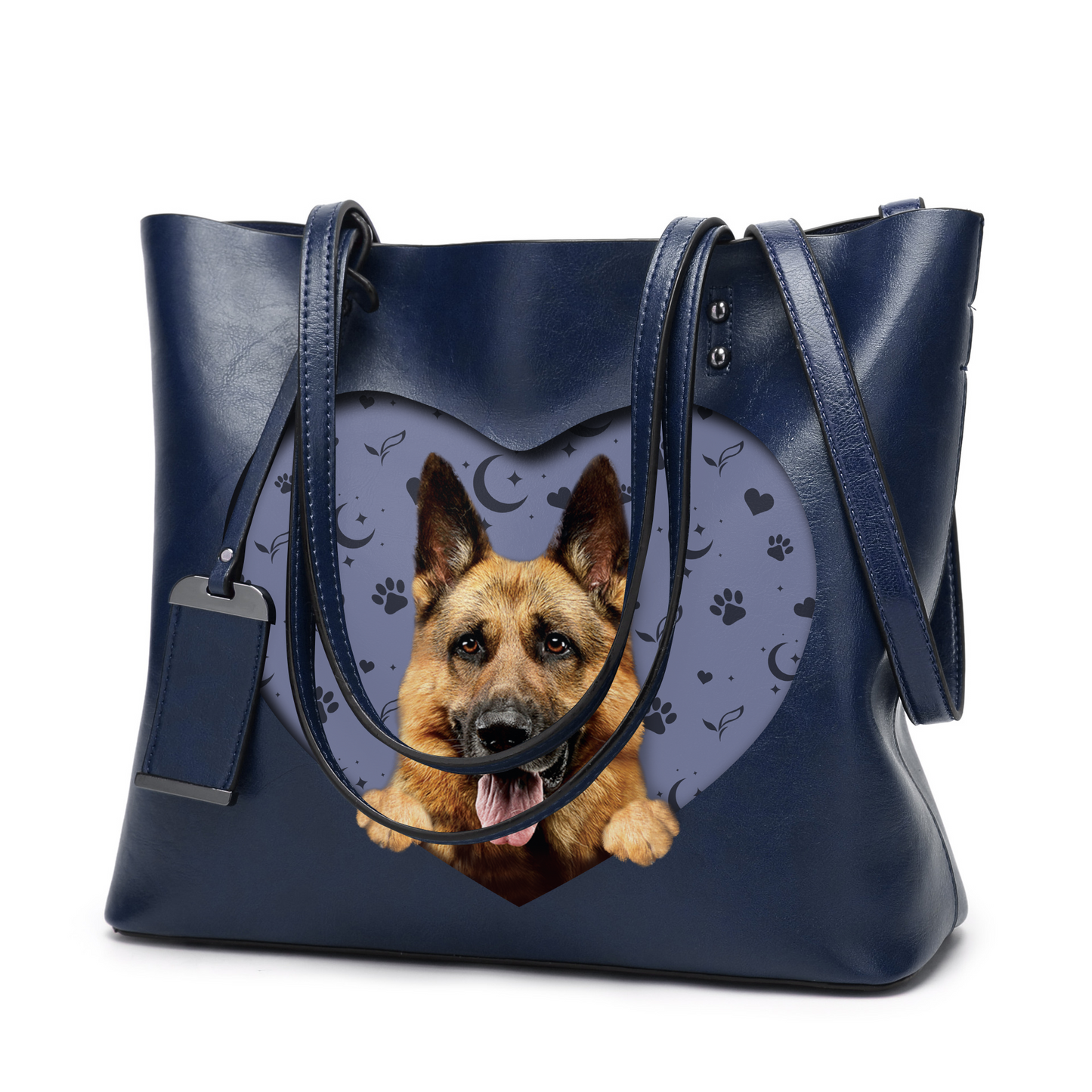 Ich weiß, ich bin süß – Deutscher Schäferhund Glamour Handtasche V2