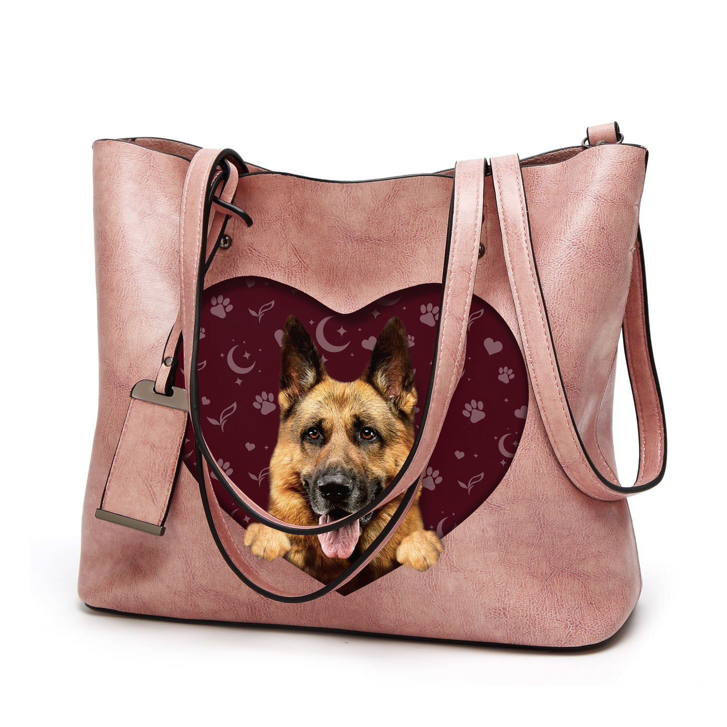 Ich weiß, ich bin süß – Deutscher Schäferhund Glamour Handtasche V2