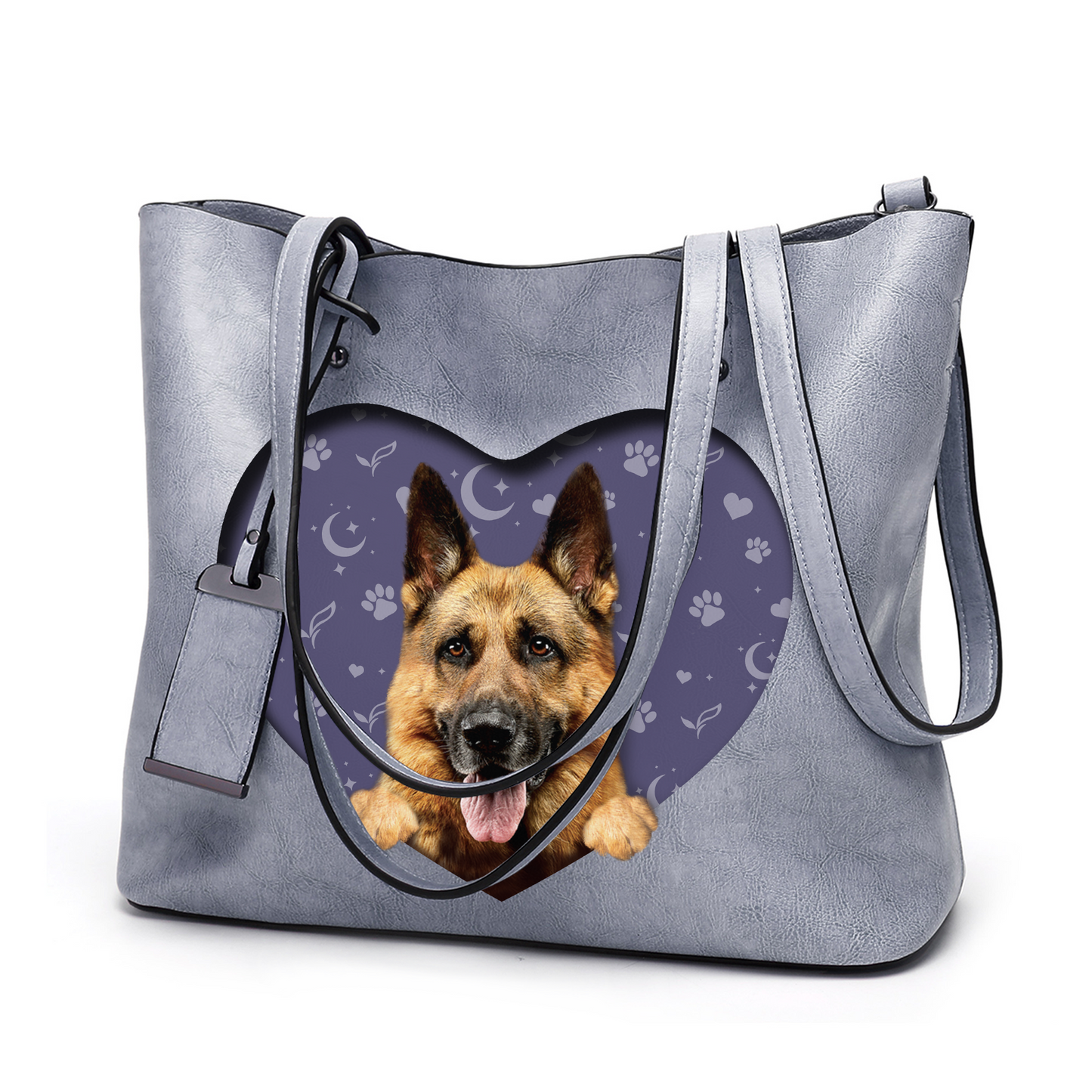 I Know I'm Cute - German Shepherd Glamour Handbag V2