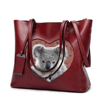 Ich weiß, ich bin süß – Koala Glamour Handtasche V1