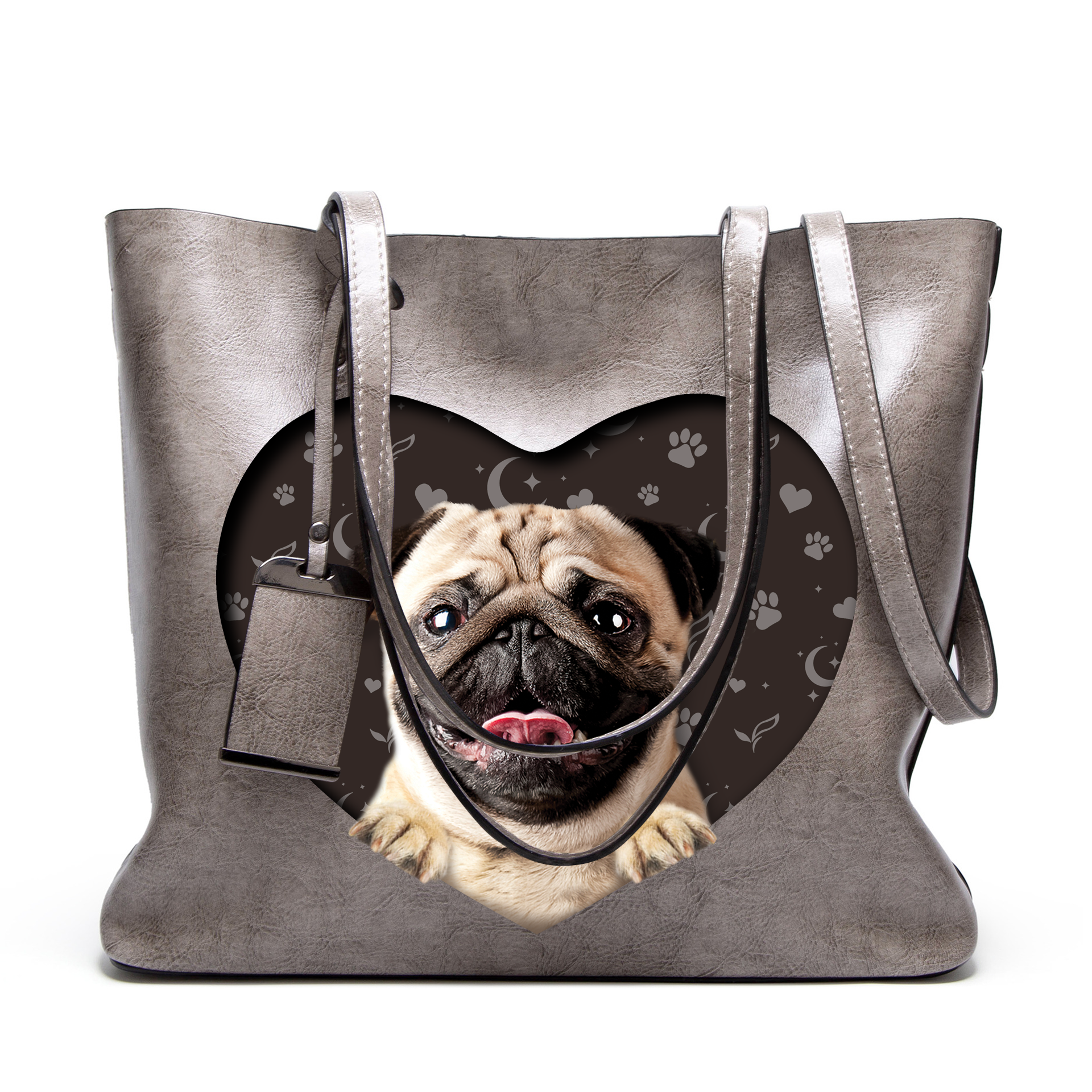 I Know I'm Cute - Pug Glamour Handbag V1 - 9