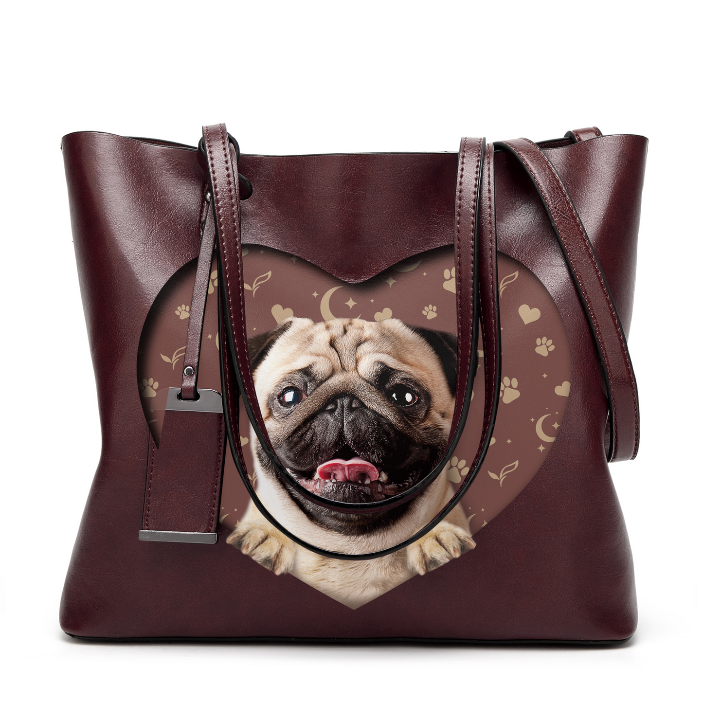 I Know I'm Cute - Pug Glamour Handbag V1 - 5