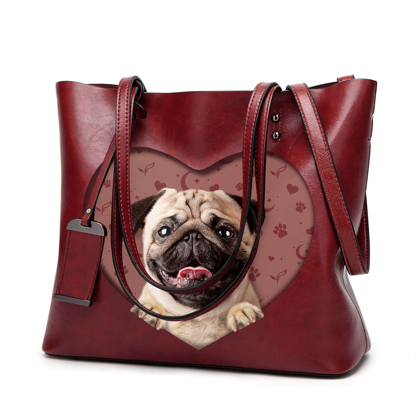 I Know I'm Cute - Pug Glamour Handbag V1 - 7