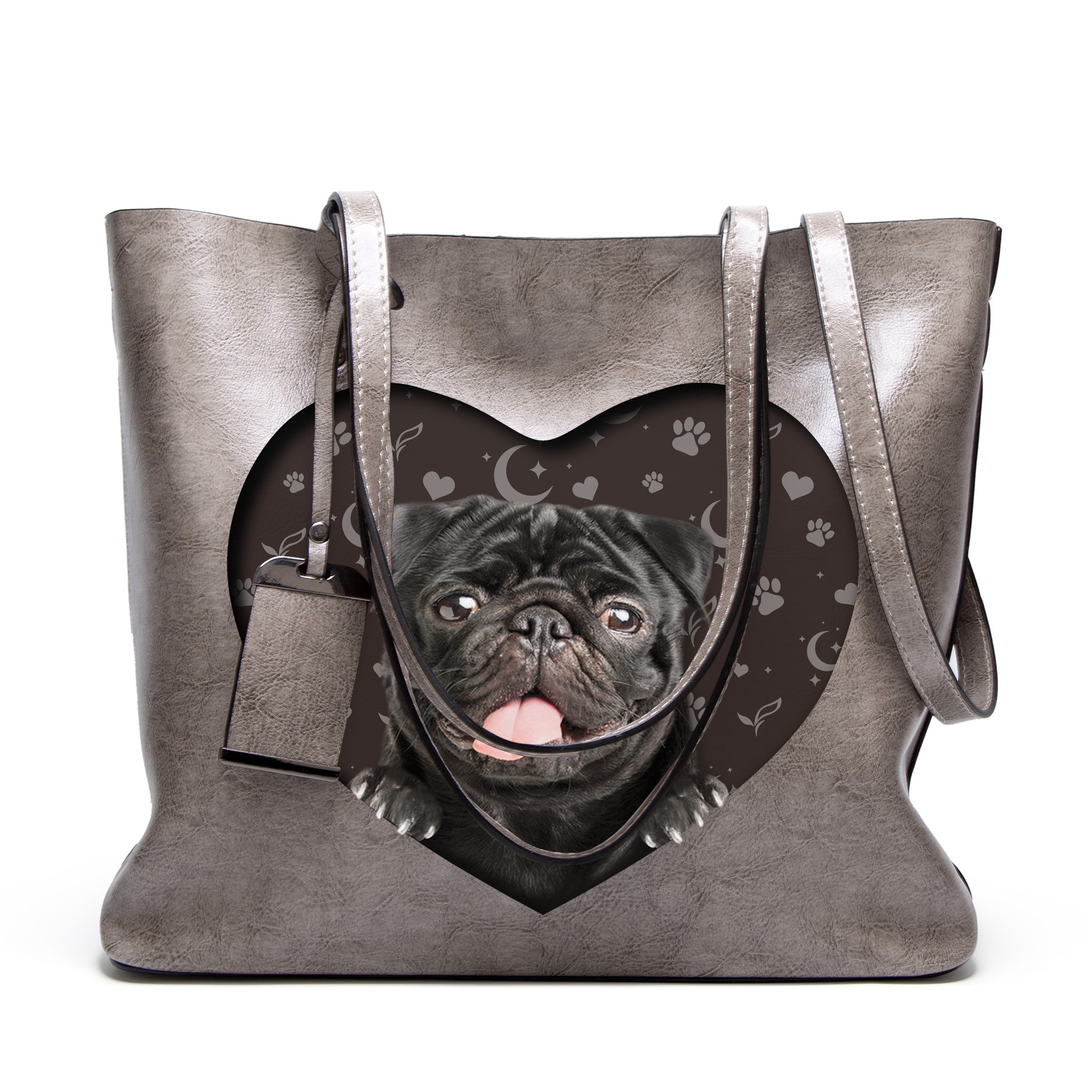I Know I'm Cute - Pug Glamour Handbag V2 - 9