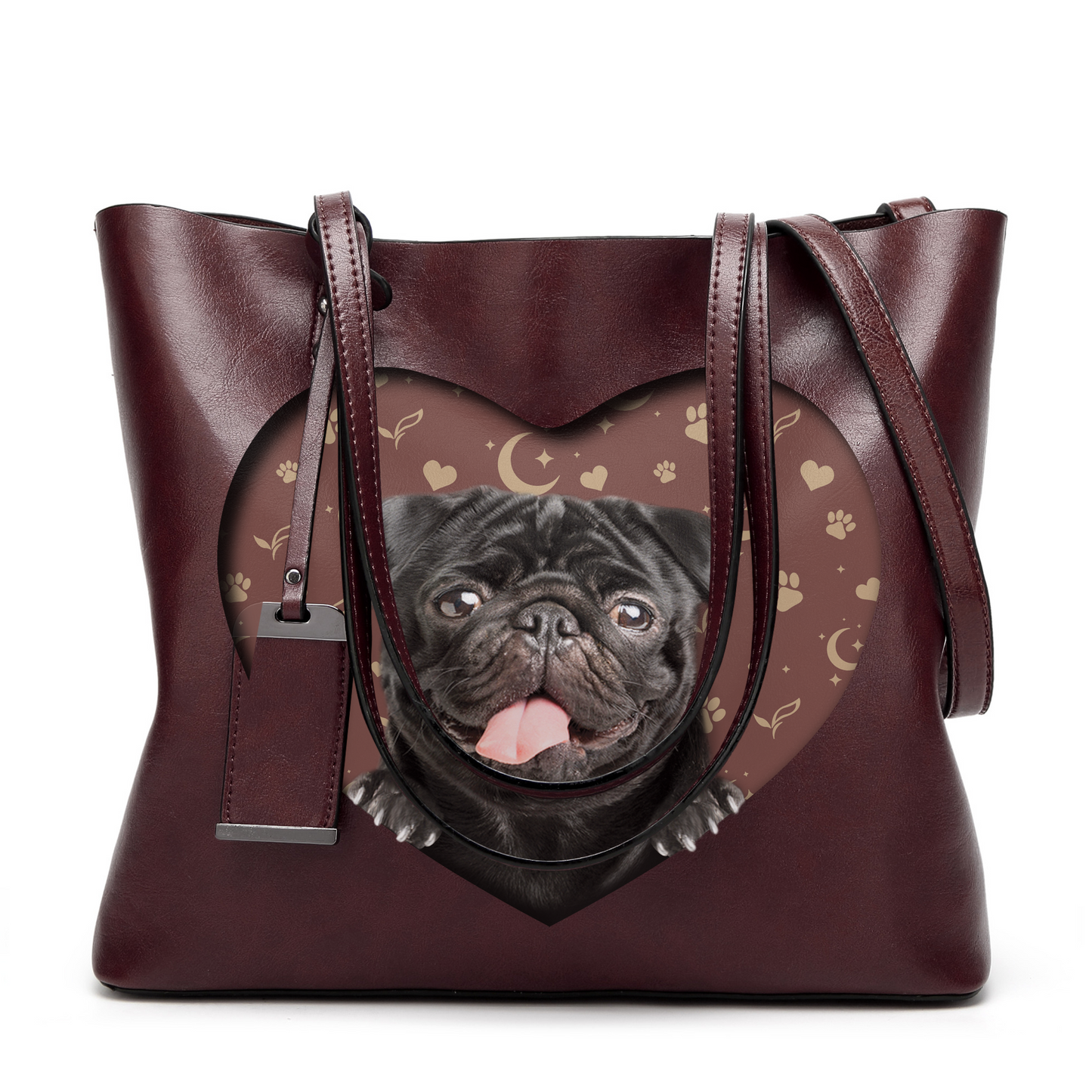 I Know I'm Cute - Pug Glamour Handbag V2 - 5