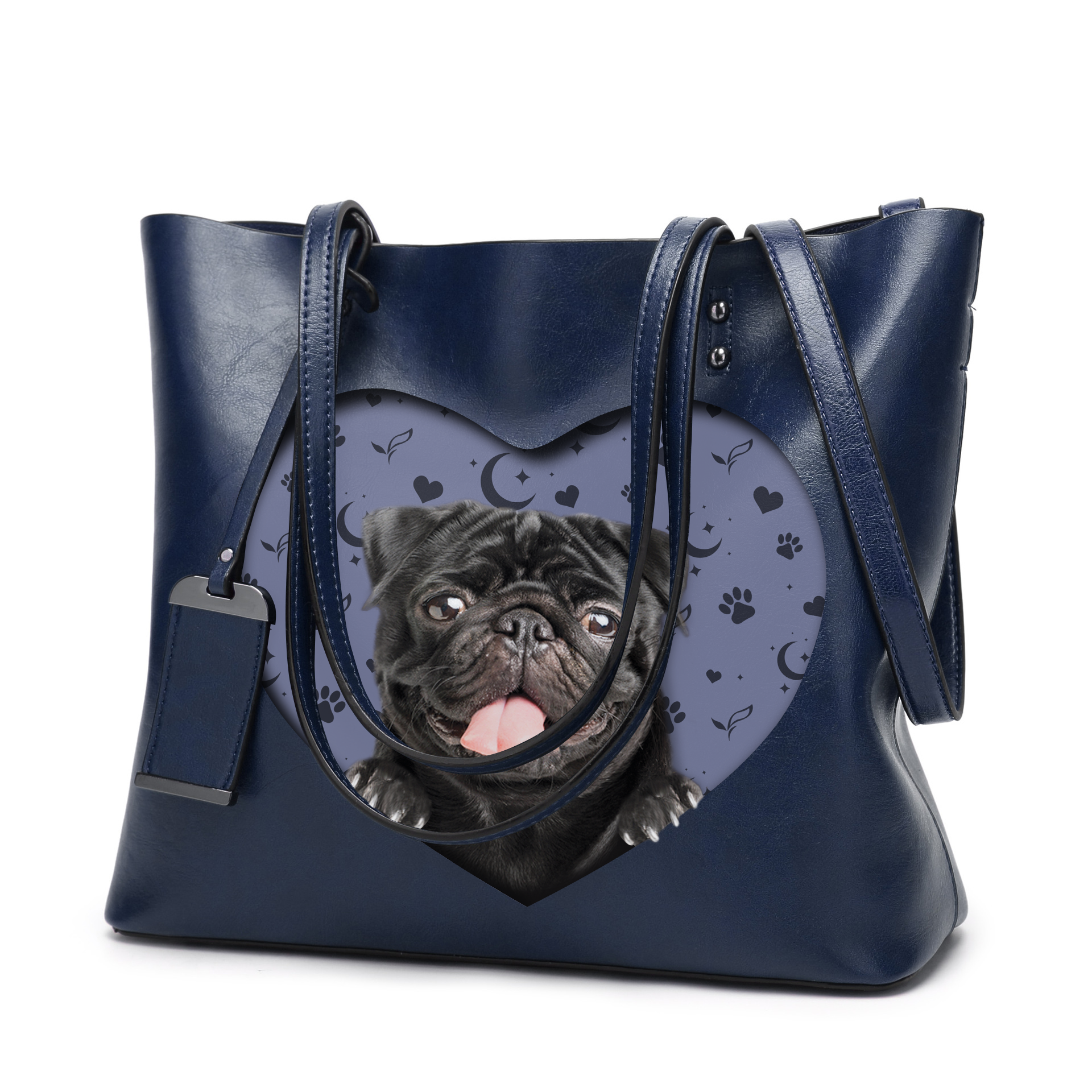 I Know I'm Cute - Pug Glamour Handbag V2 - 12