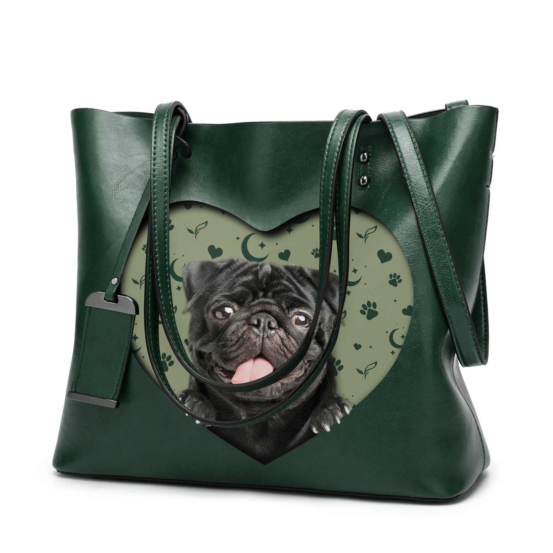 I Know I'm Cute - Pug Glamour Handbag V2 - 10