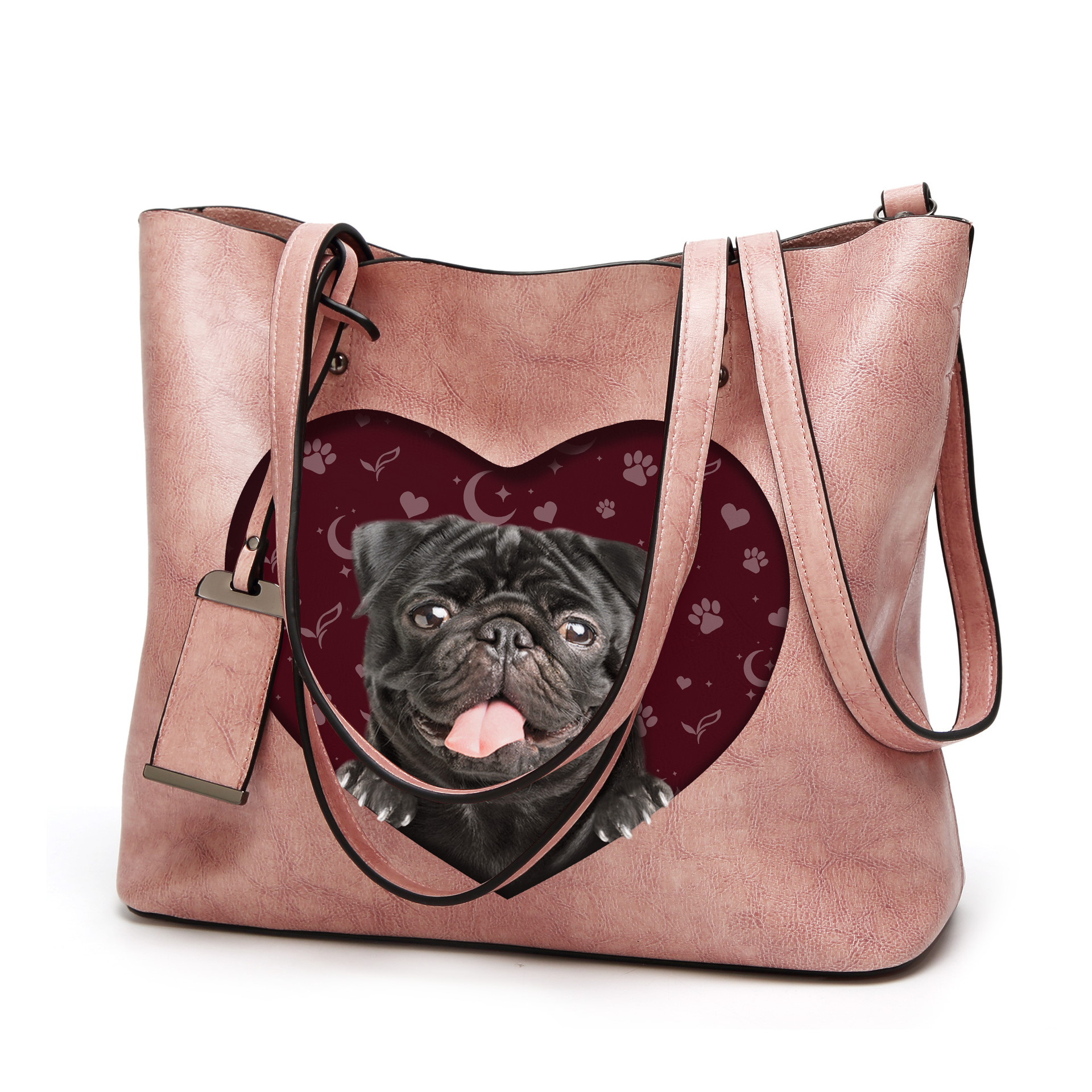 I Know I'm Cute - Pug Glamour Handbag V2 - 8