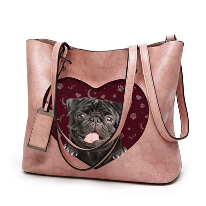 I Know I'm Cute - Pug Glamour Handbag V2 - 8
