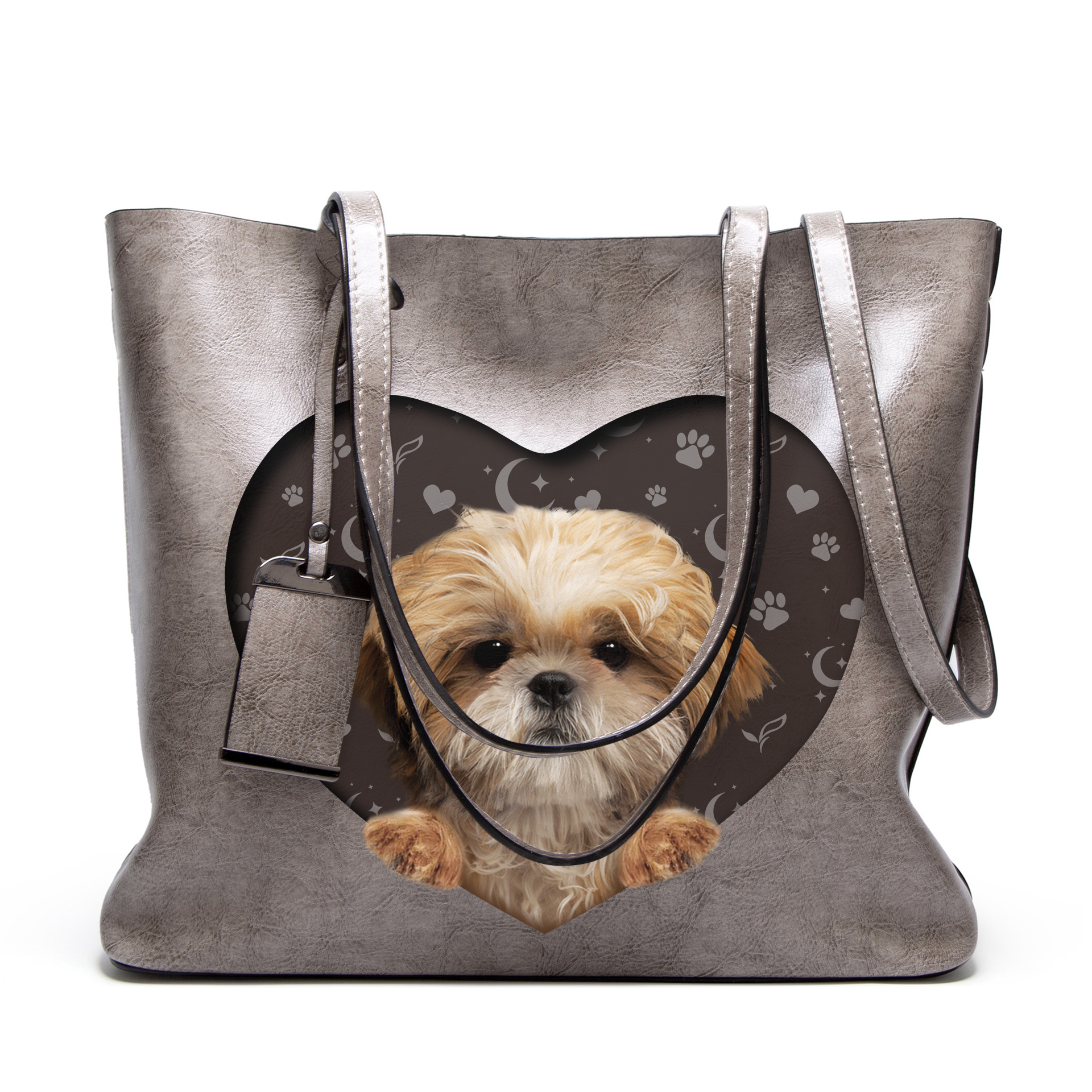 I Know I'm Cute - Shih Tzu Glamour Handbag V1 - 9