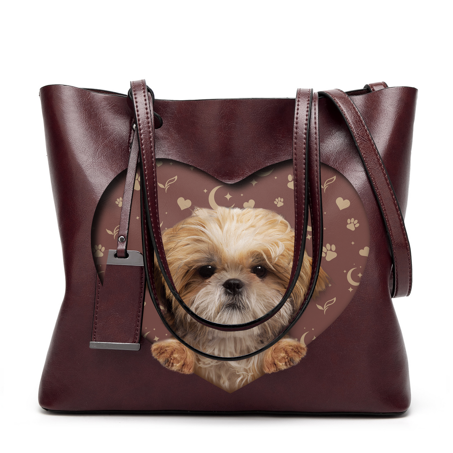 I Know I'm Cute - Shih Tzu Glamour Handbag V1 - 5