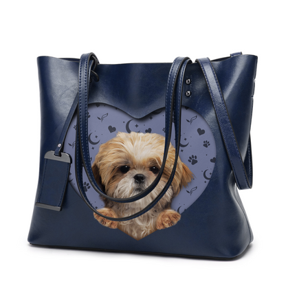 I Know I'm Cute - Shih Tzu Glamour Handbag V1 - 12