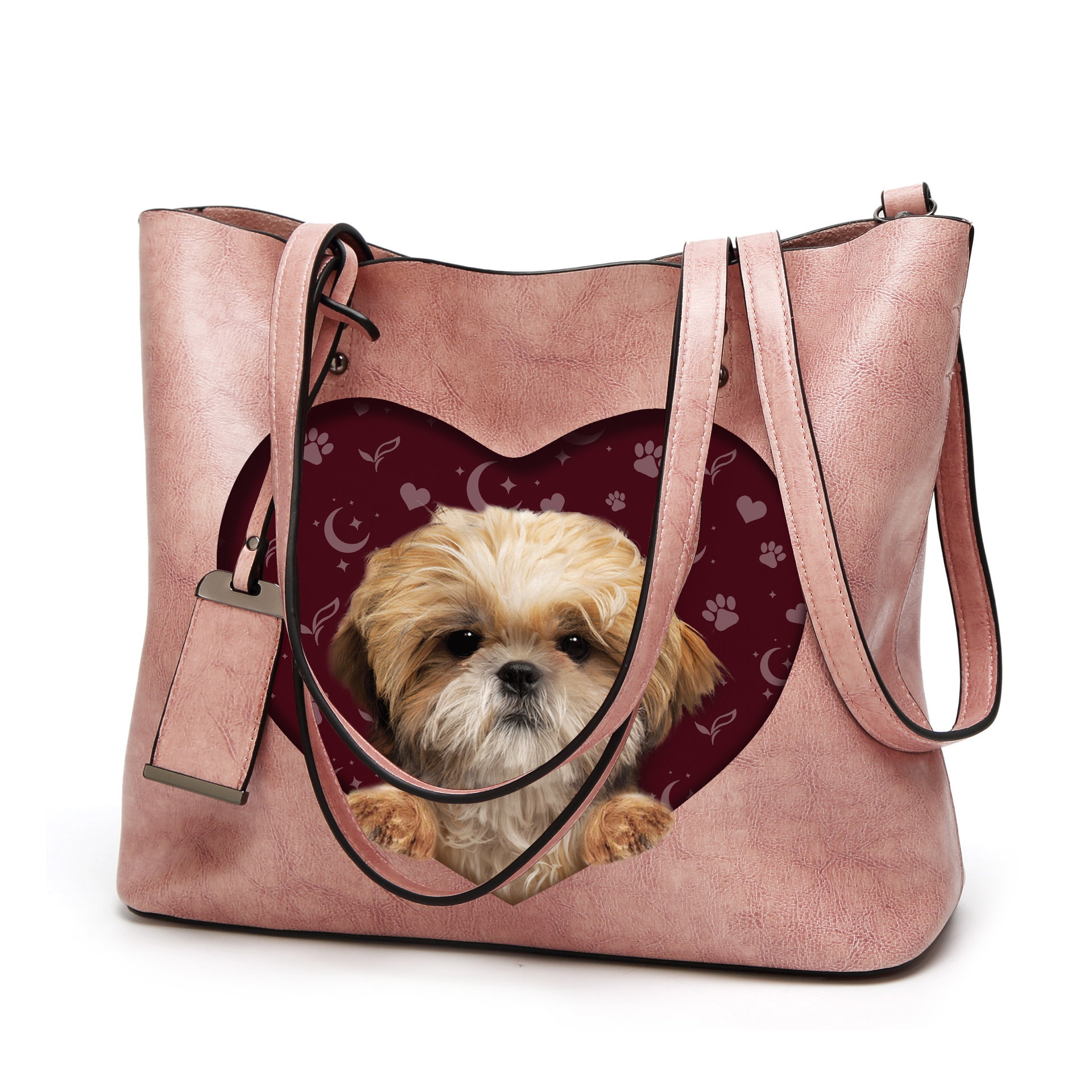 I Know I'm Cute - Shih Tzu Glamour Handbag V1 - 8