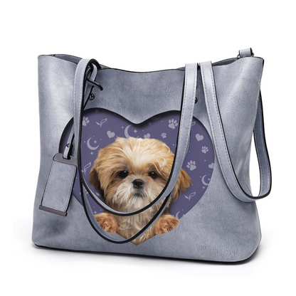 I Know I'm Cute - Shih Tzu Glamour Handbag V1 - 11