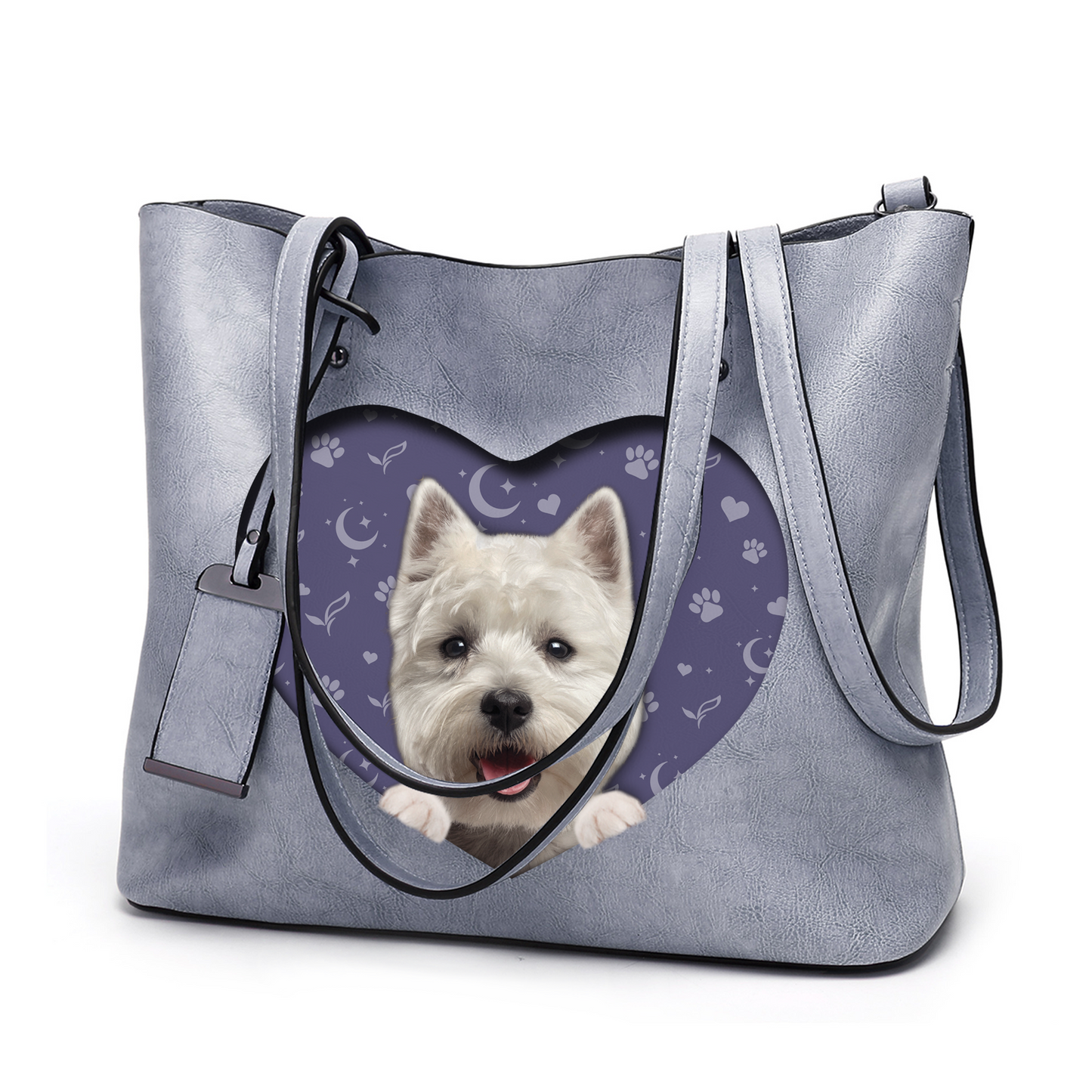 I Know I'm Cute - West Highland White Terrier Glamour Handbag V1 - 9