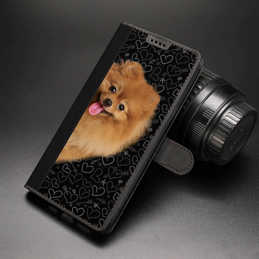 Ich beobachte dich, Süße – Pomeranian Wallet Case