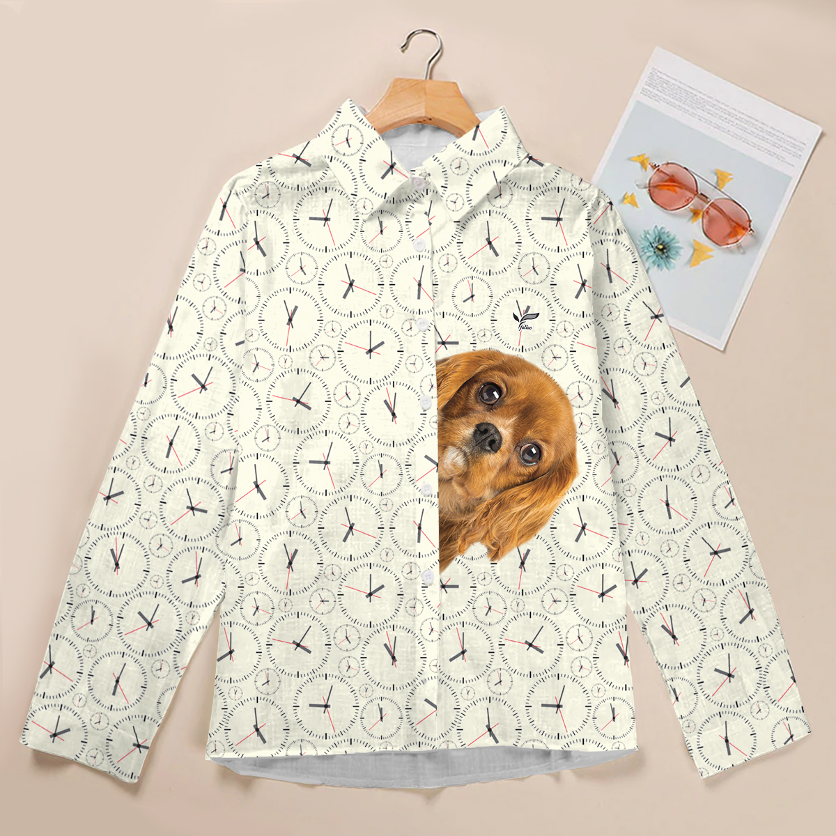It's Paw Time For Your Cavalier King Charles Spaniel - Follus Women's Long-Sleeve Shirt V3