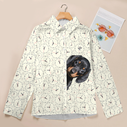 It's Paw Time For Your Dachshund - Follus Women's Long-Sleeve Shirt V1