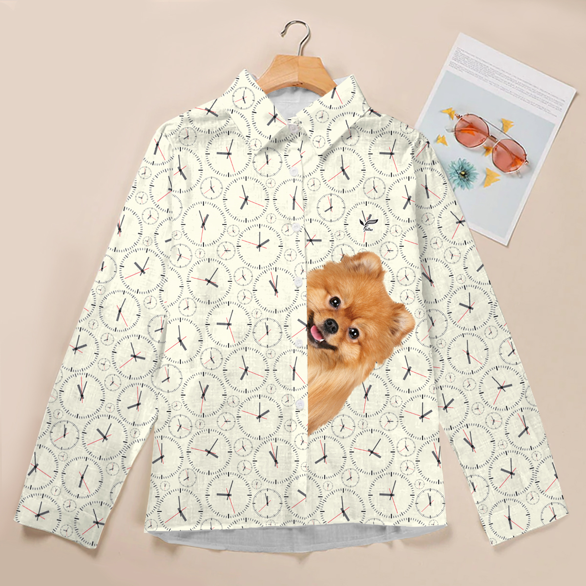 It's Paw Time For Your Pomeranian - Follus Women's Long-Sleeve Shirt V1