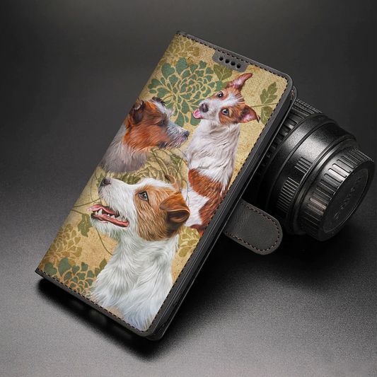 Vintage Jack Russell Terrier Portemonnaie
