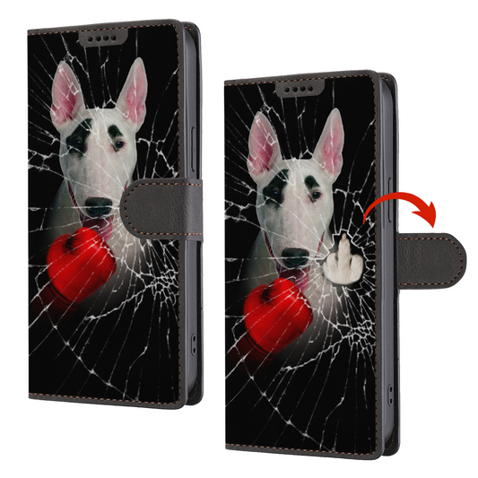 Knock You Out, Bull Terrier - Wallet Phone Case V1
